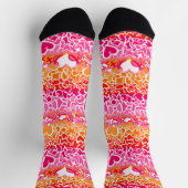 Lesbische Sunset Pride Squiggle Sokken (Top)
