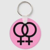 lesbische symbool sleutelhanger (Voorkant)