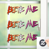 Lesbische trots bijt me raamsticker (Huis)