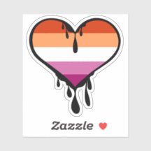 Lesbische trots druppelen hart