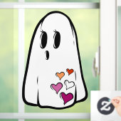 Lesbische trots geest raamsticker (Huis)