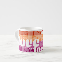 Lesbische trots Liefde is liefde is liefde Espresso Kop