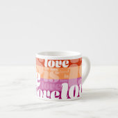 Lesbische trots Liefde is liefde is liefde Espresso Kop (Voorkant rechts)