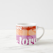 Lesbische trots Liefde is liefde is liefde Espresso Kop (Rechts)