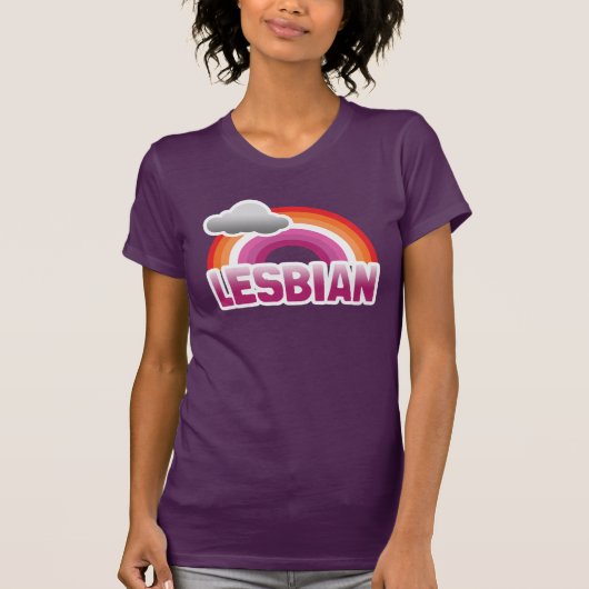Lesbische trots t-shirt (Voorkant)