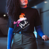 Lesbische trots: Unicorn, Aangepast Jaar en Stad T-shirt