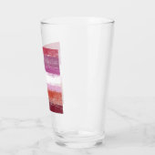Lesbische trots verf glas (Links)