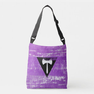 Lesbische trots verf (Labrys) Crossbody Tas