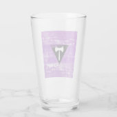 Lesbische trots verf (Labrys) Glas (Achterkant)