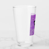 Lesbische trots verf (Labrys) Glas (Rechts)
