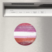Lesbische trots verf magneet (Insitu (Vaatwasser))