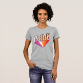 Lesbische trotsuitbarsting t-shirt (Voorkant volledig)