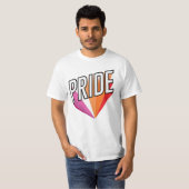 Lesbische trotsuitbarsting t-shirt (Voorkant volledig)