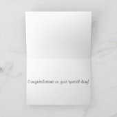 Lesbische trouwkaart kaart (Binnen)