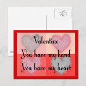 Lesbische Valentijn Gifts "Je hebt mijn hart" Feestdagenkaart (Voorkant / Achterkant)