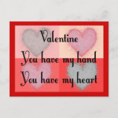 Lesbische Valentijn Gifts "Je hebt mijn hart" Feestdagenkaart (Voorkant)