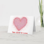 Lesbische Valentijn Kaarten (Achterkant)