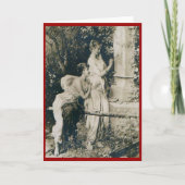 Lesbische Valentijn Meisjes  Feestdagen Kaart (Voorkant)