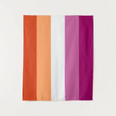 Lesbische vlag 50 x 60 wandkleed (Voorkant)