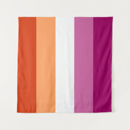 Lesbische Vlag 57 x 57 Wandkleed