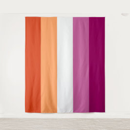 Lesbische Vlag Extra Groot LGBT Wandkleed