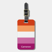 Lesbische vlag gepersonaliseerd
