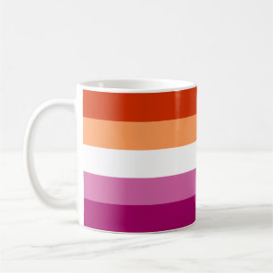 Lesbische vlag koffiemok