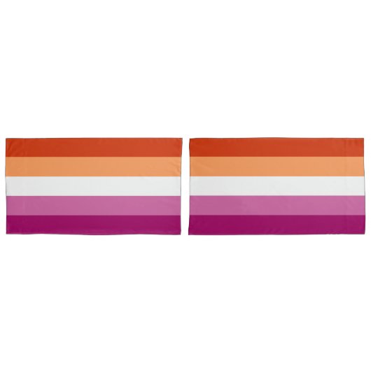Lesbische Vlag Koning Kussensloop (Voorkant-Set)
