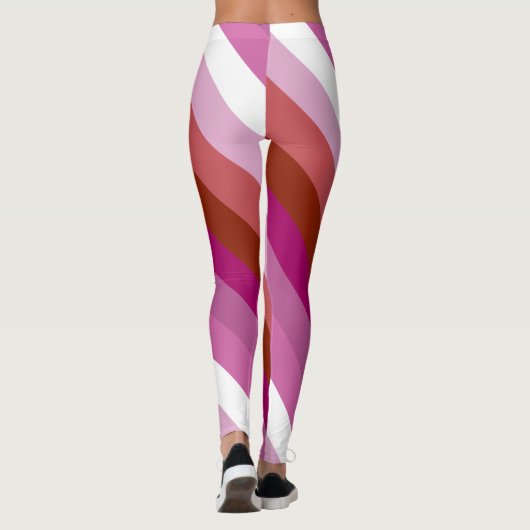 Lesbische vlag leggings (Achterkant)