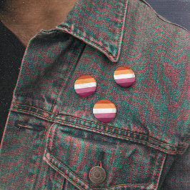 Lesbische vlag LGBT symbool Pride Maand Ronde Button 5,7 Cm