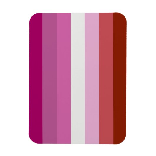Lesbische vlag magneet (Verticaal)