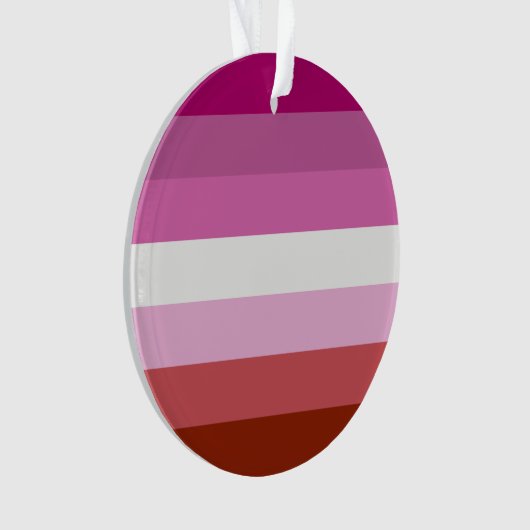 Lesbische vlag ornament (voorkant)
