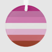 Lesbische vlag ornament (achterkant)