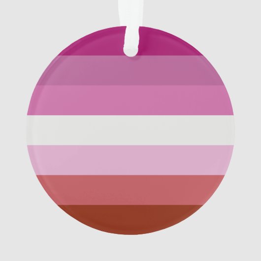 Lesbische vlag ornament (achterkant)