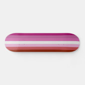 Lesbische vlag persoonlijk skateboard (Horizontaal)