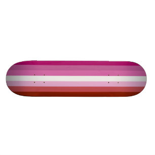 Lesbische vlag persoonlijk skateboard