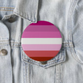 Lesbische vlag Pride LGBTQ Ronde Button 4,0 Cm (In situ)