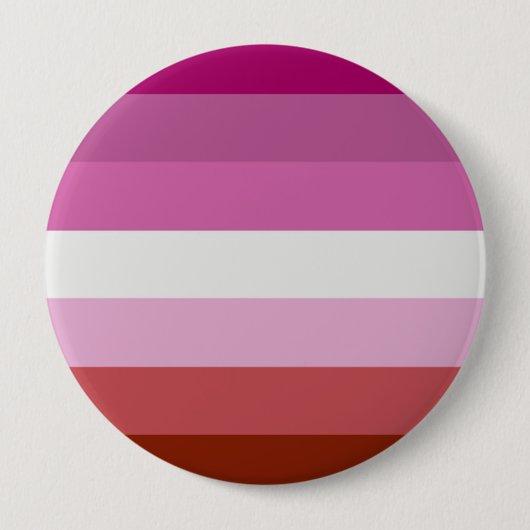 Lesbische vlag Pride LGBTQ Ronde Button 4,0 Cm (Voorkant)