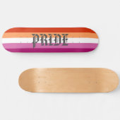 Lesbische vlag Pride Persoonlijk Skateboard (Horizontaal)
