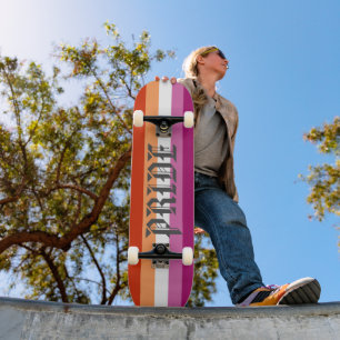 Lesbische Vlag Pride Persoonlijk Skateboard