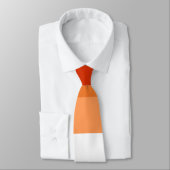 Lesbische Vlag Sinaasappel Roze Fuchsia Gestreept Stropdas (Gebonden)