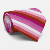 Lesbische vlag stropdas (Opgerold)