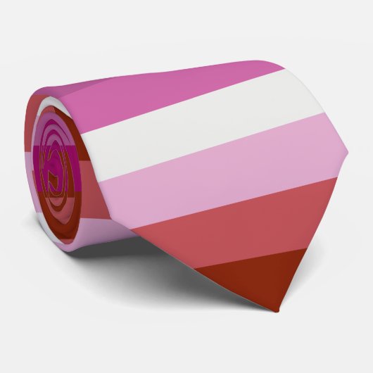 Lesbische vlag stropdas (Opgerold)