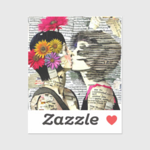 Lesbische Vrouwen In Liefde   Pride Kiss Sticker