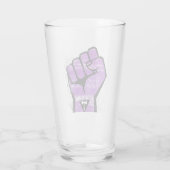 Lesbische weerstand glas (Achterkant)
