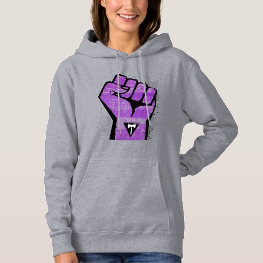 Lesbische weerstand hoodie (Voorkant)