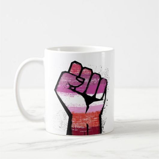Lesbische weerstand koffiemok (Links)