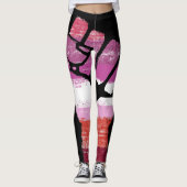 Lesbische weerstand leggings (Voorkant)