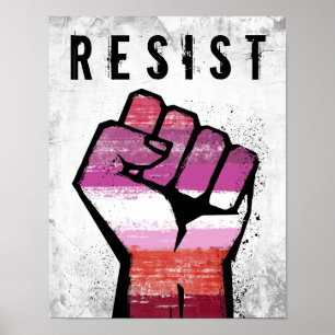 Lesbische weerstand poster