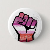 Lesbische weerstand ronde button 5,7 cm (Voorkant)